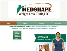 Tablet Screenshot of medshapeweightloss.com